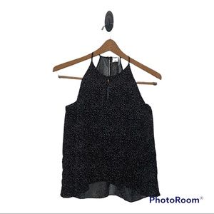 Paper Crane high neck sleeveless blouse. Small